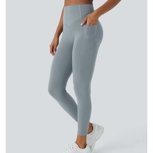 Halara So Cinched Women’s High-Rise Athletic Leggings in Light Gray